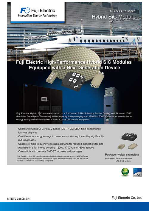 SiC-SBD Equipped Hybrid SiC Module